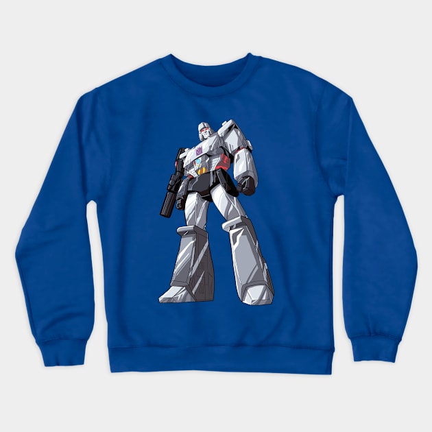 Mighty Megatron Crewneck Sweatshirt by tabslabred